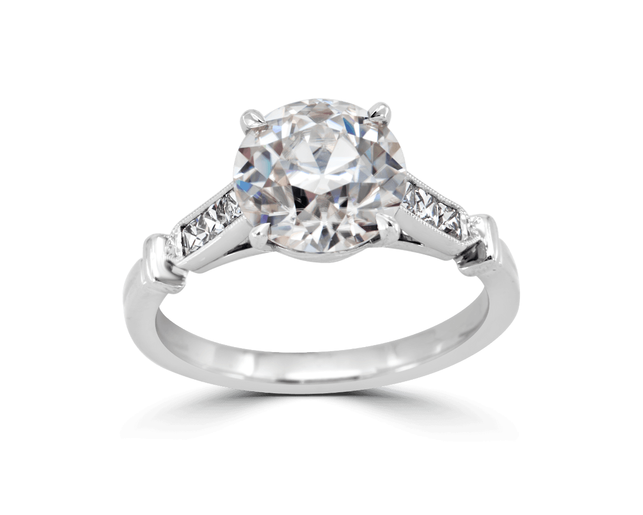 Anjele Vintage French Cut Solitaire