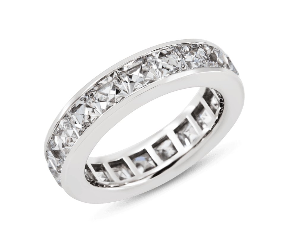 Antique French Cut Eternity Band