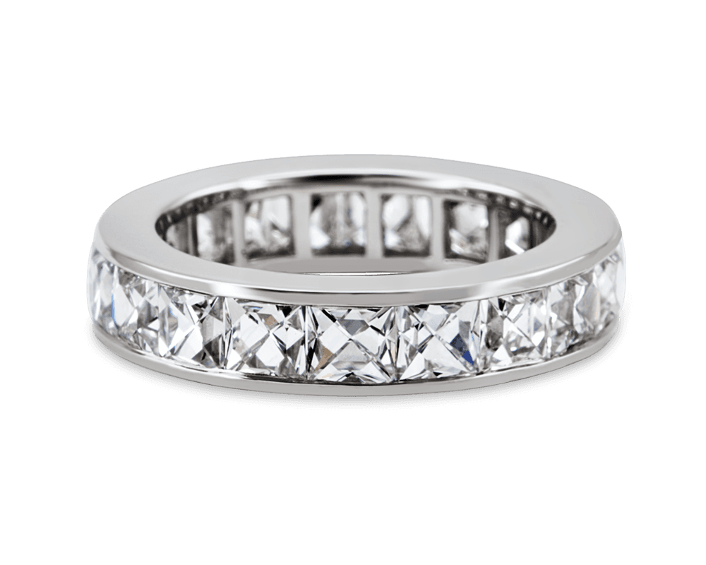 Antique French Cut Eternity Band