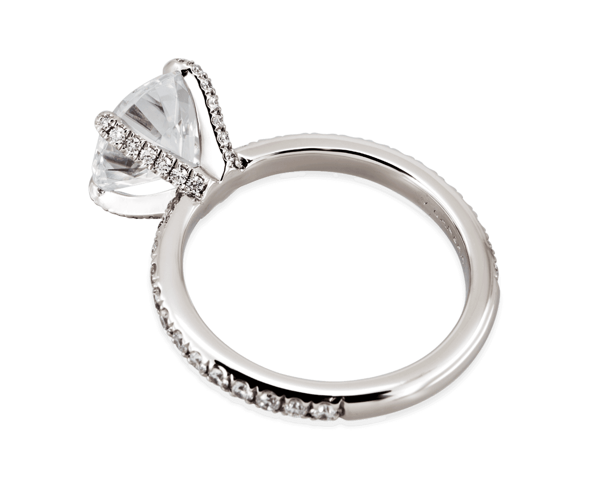 The Olivia Pave Solitaire with Open Gallery