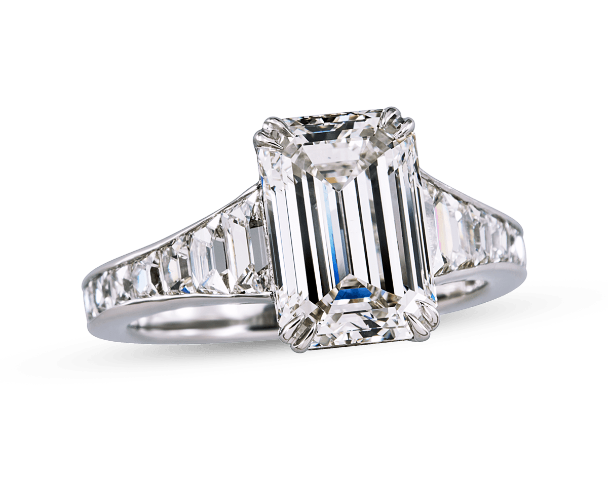 The Sophia with Tapering French Cut Band