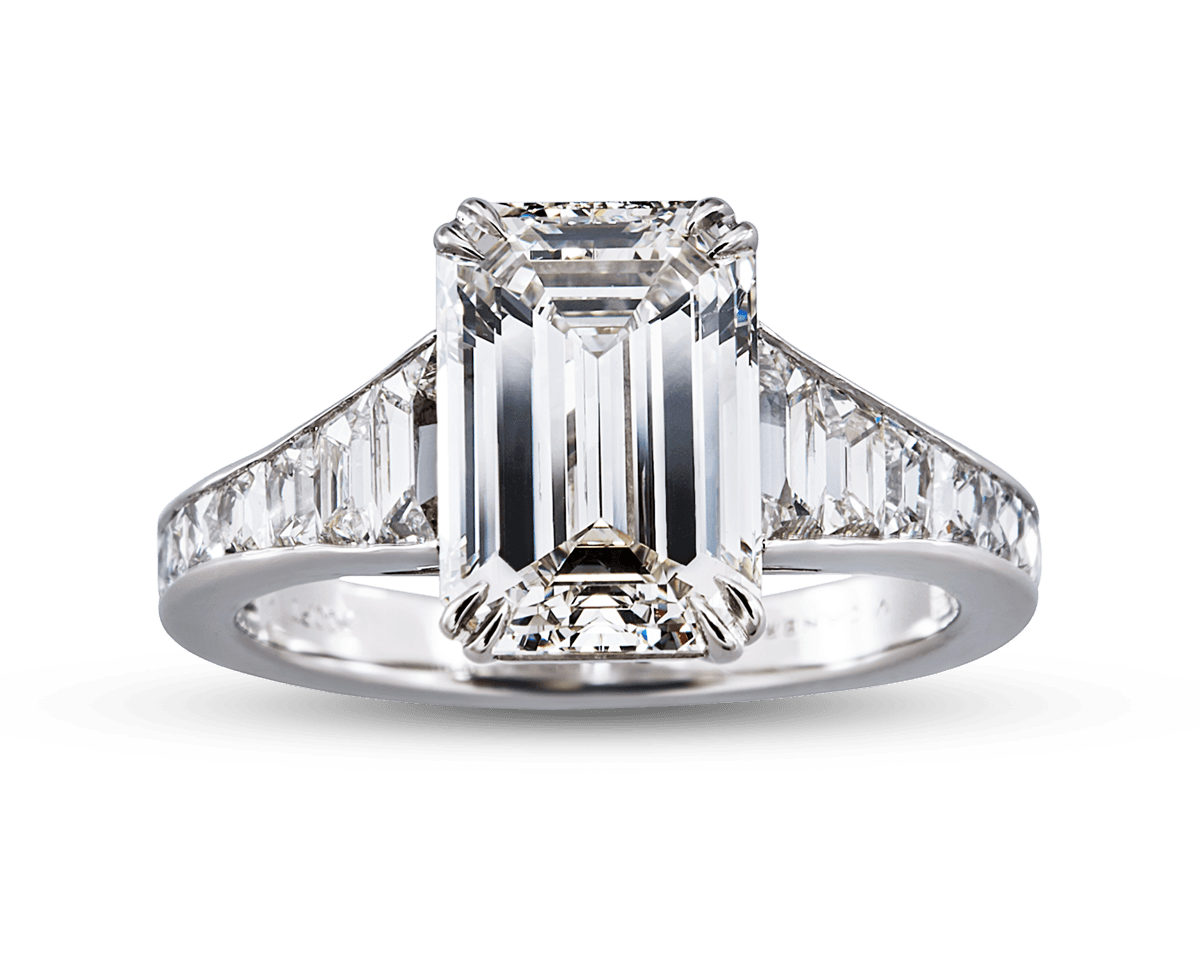 The Sophia with Tapering French Cut Band