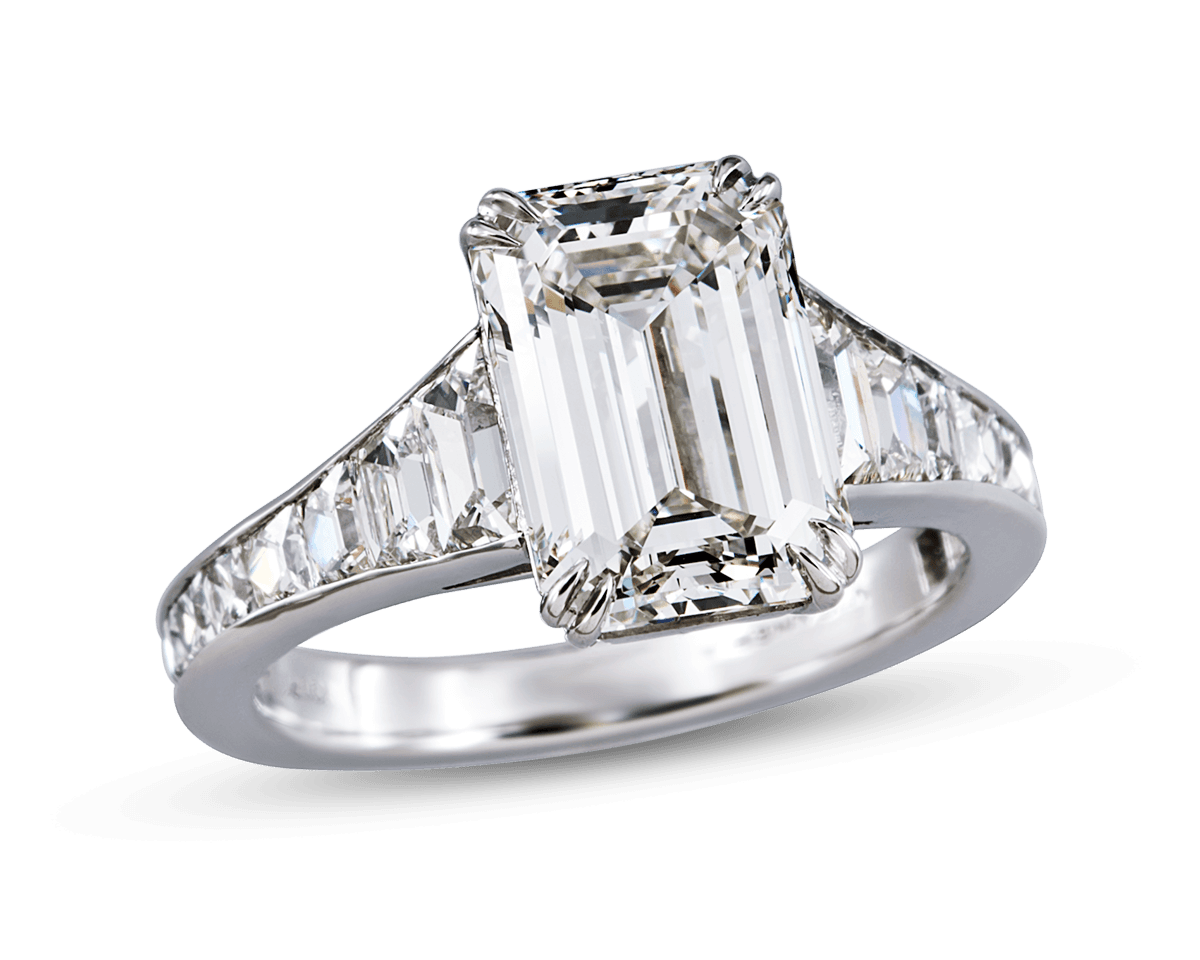 The Sophia with Tapering French Cut Band