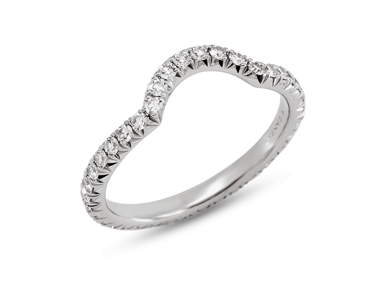 Flush Fitting Pave Eternity Band