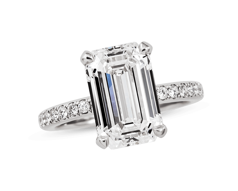 The Olivia Solitaire with Open Gallery