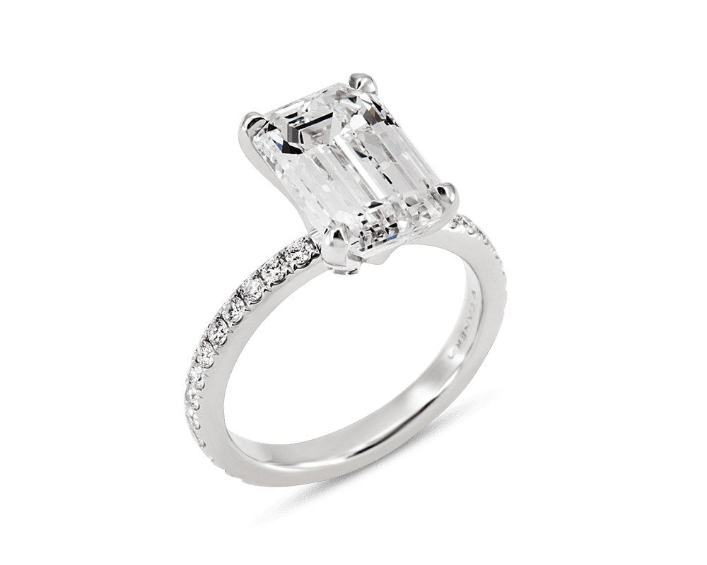 The Olivia Solitaire with Open Gallery