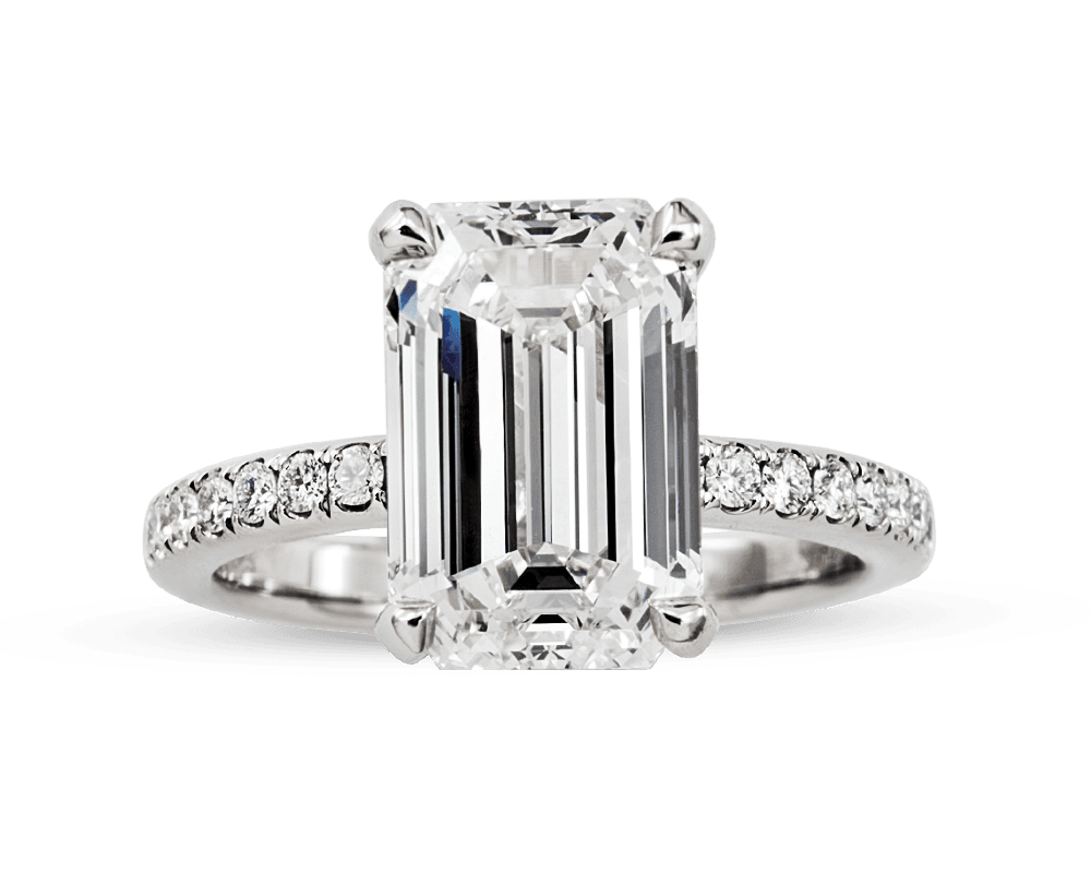 The Olivia Solitaire with Open Gallery