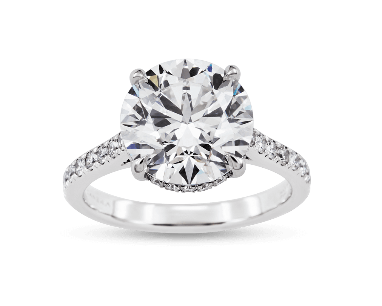 The Evelyn Pave Solitaire