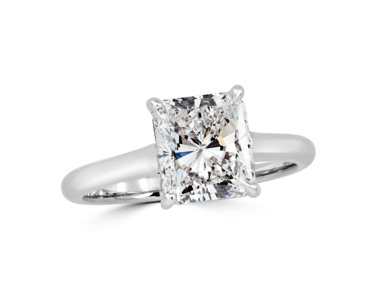 Classic Cathedral Solitaire with Radiant