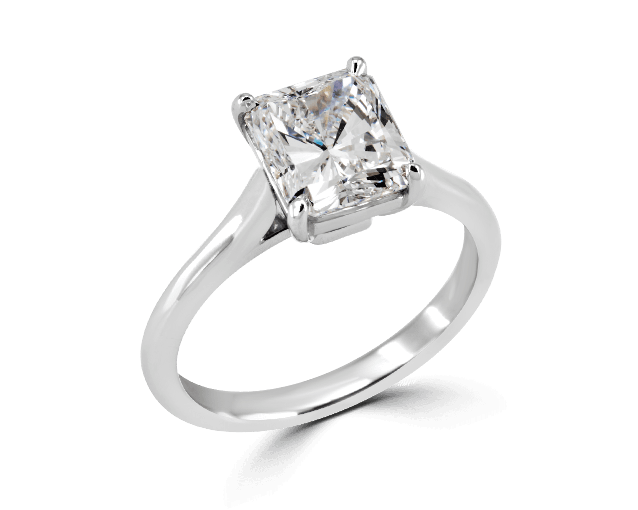 Classic Cathedral Solitaire with Radiant