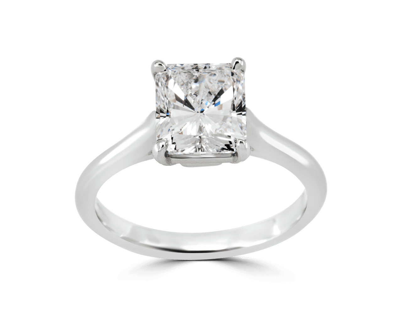 Classic Cathedral Solitaire with Radiant