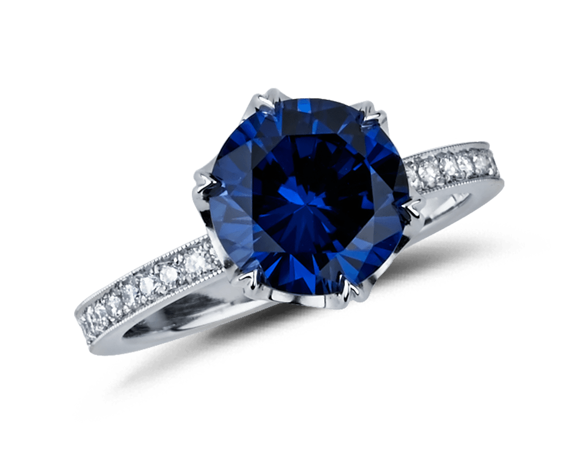 Vintage Six Prong Crown Solitaire