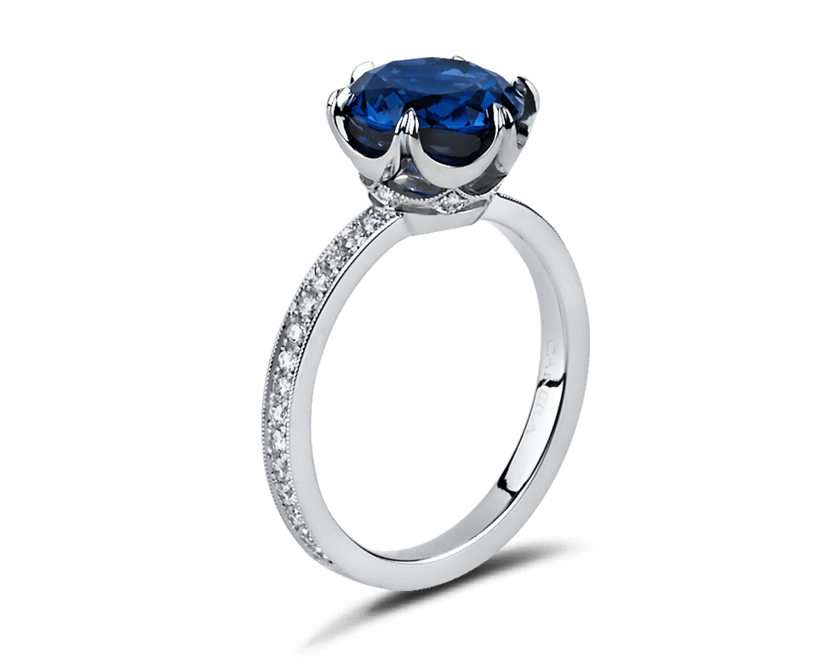 Vintage Six Prong Crown Solitaire