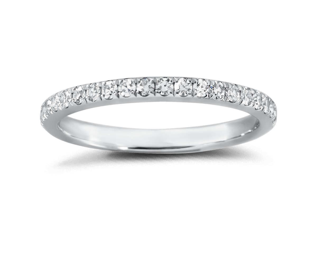 U-Cut Pave Single Cut Pave Eternity Band