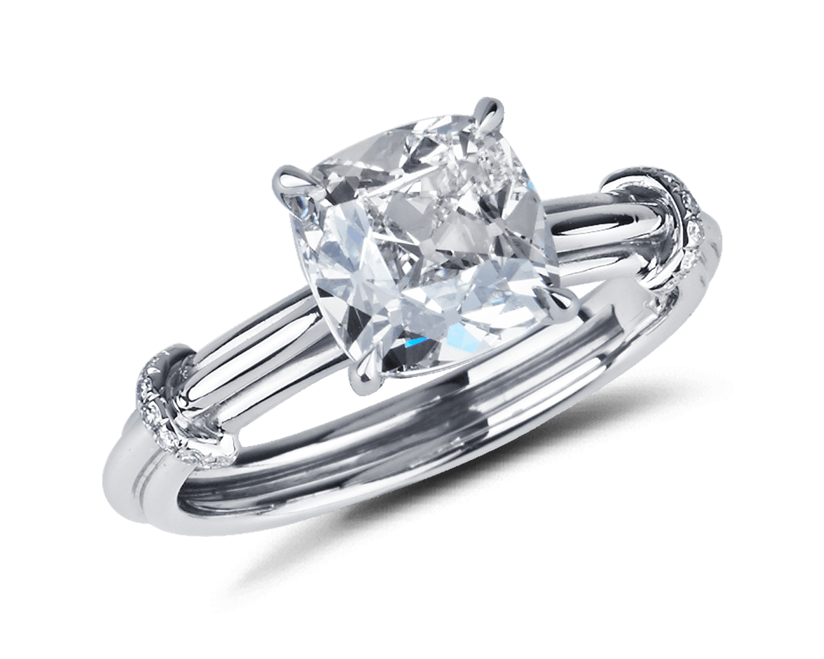 Tri-Wire Cathedral Solitaire with CAC