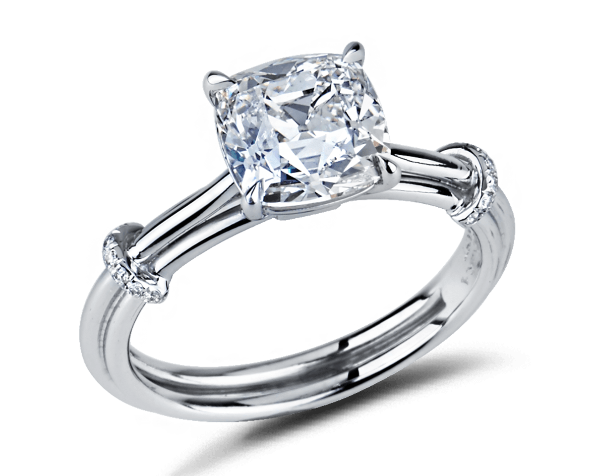 Tri-Wire Cathedral Solitaire with CAC