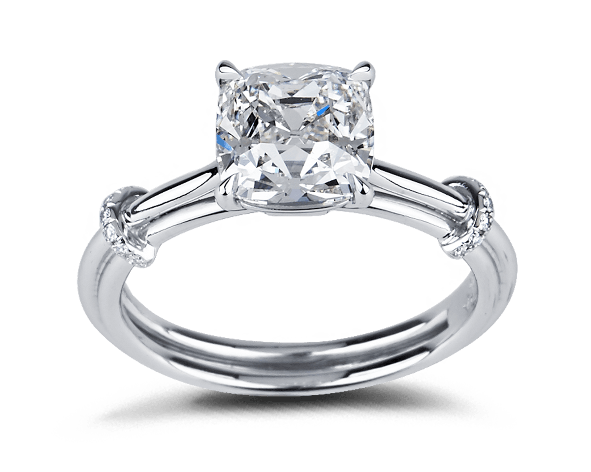 Tri-Wire Cathedral Solitaire with CAC