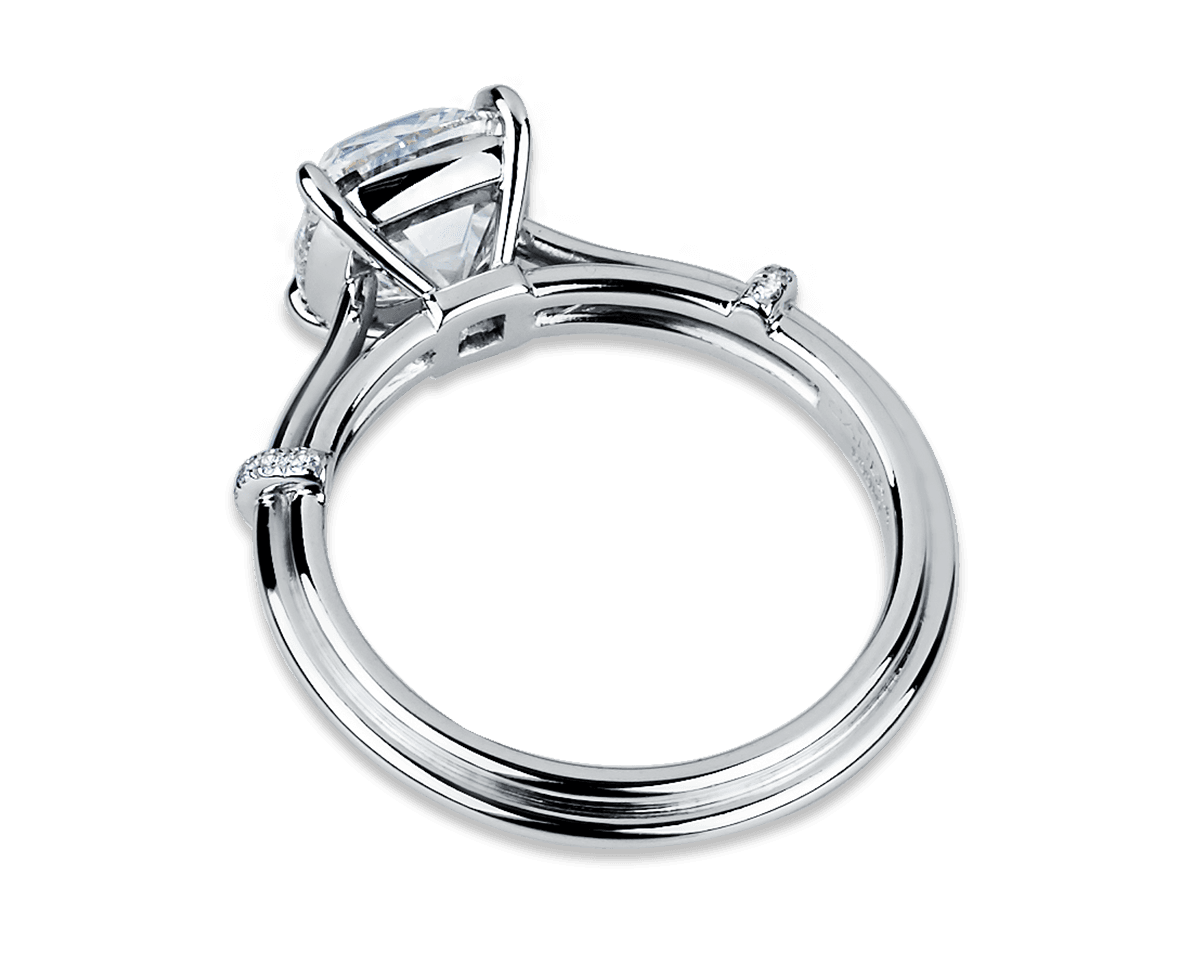 Tri-Wire Cathedral Solitaire with CAC