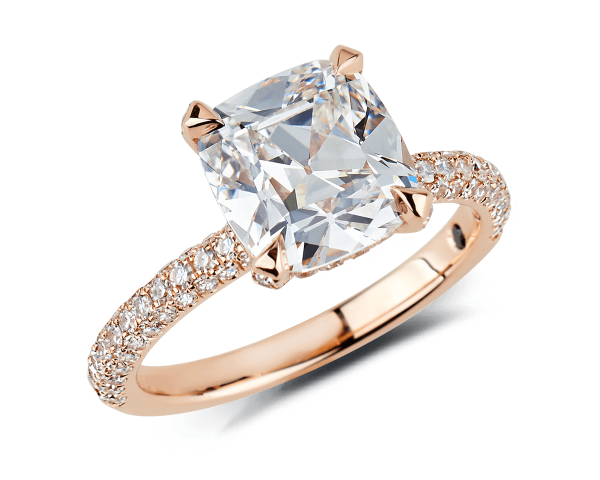 The Jocelyn Solitaire with Canera Antique Cushion