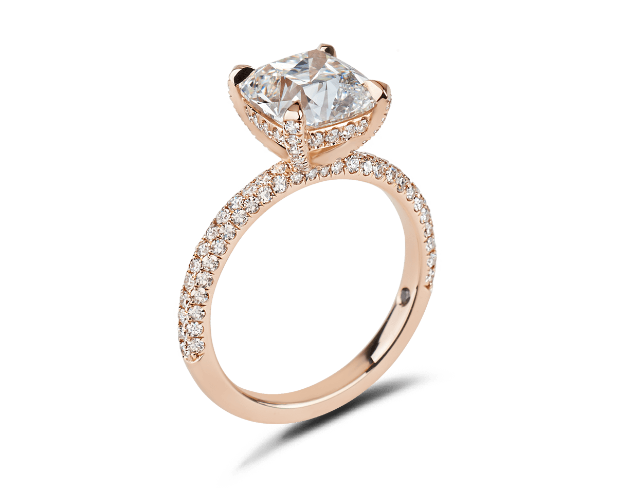 The Jocelyn Solitaire with Canera Antique Cushion