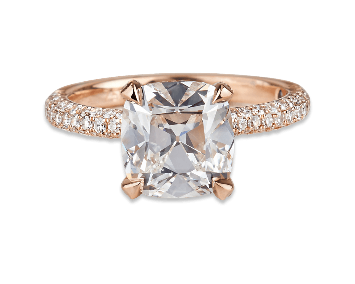 The Jocelyn Solitaire with Canera Antique Cushion