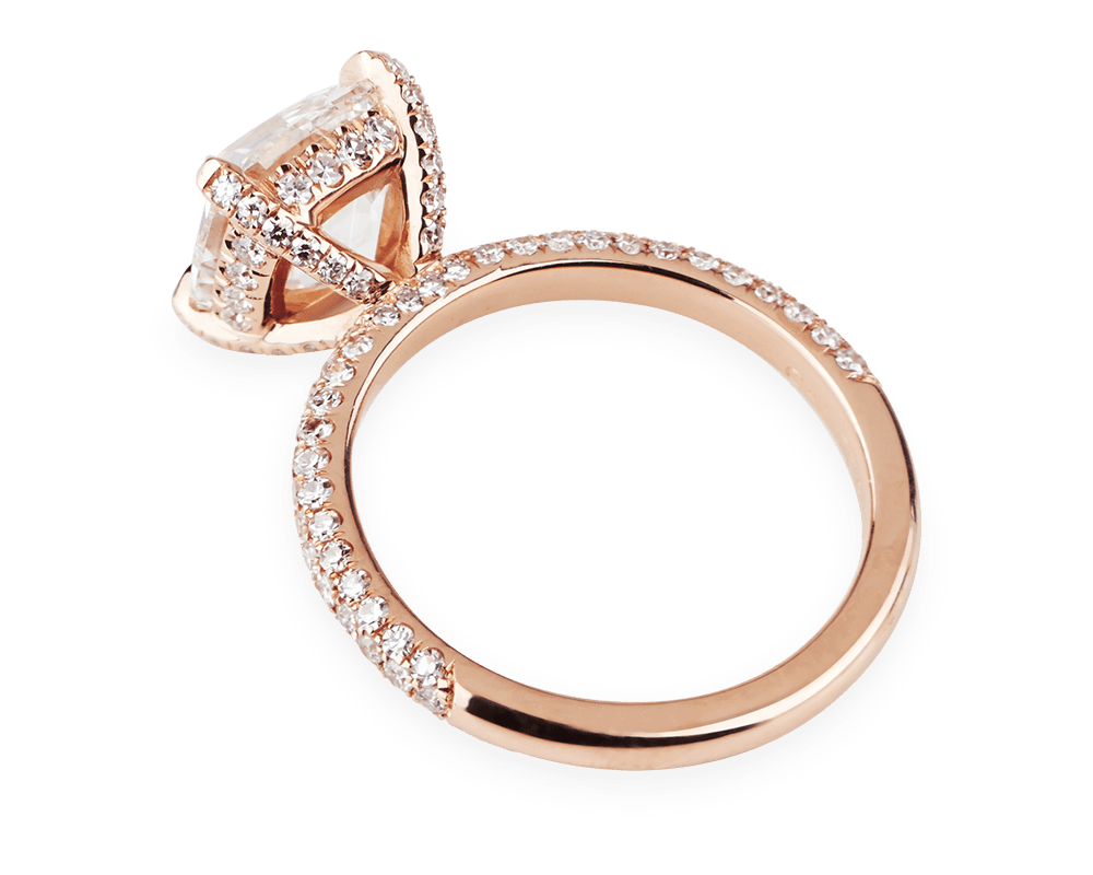 The Jocelyn Solitaire with Canera Antique Cushion
