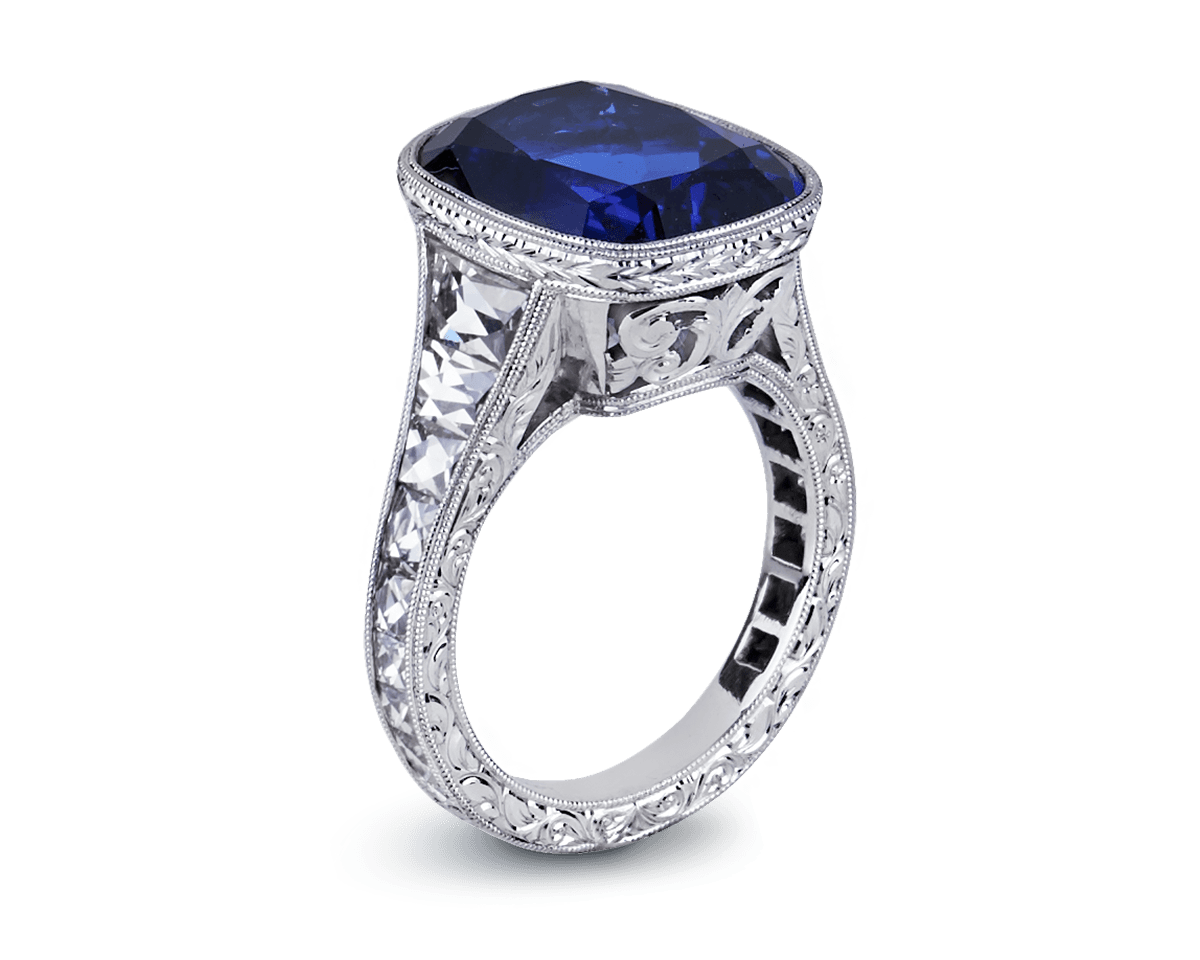 The Sophia Solitaire with Bezel Set Tanaznite