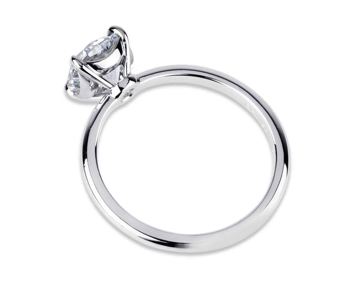 Classic Solitaire with Scalloped Basket