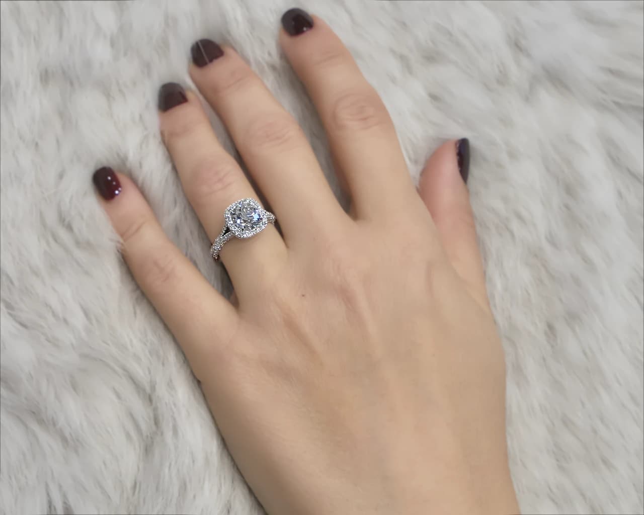 The Anne Marie Split Band Double Edge Halo