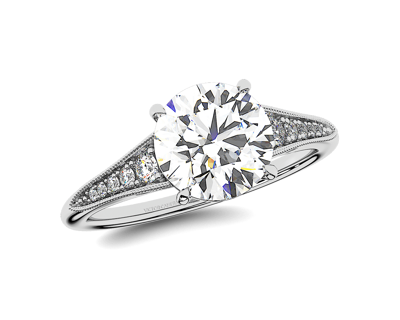 The Arya Graduated Pave Ring