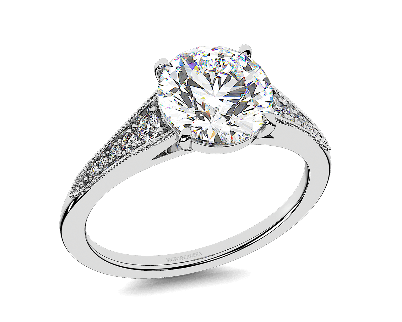 The Arya Graduated Pave Ring