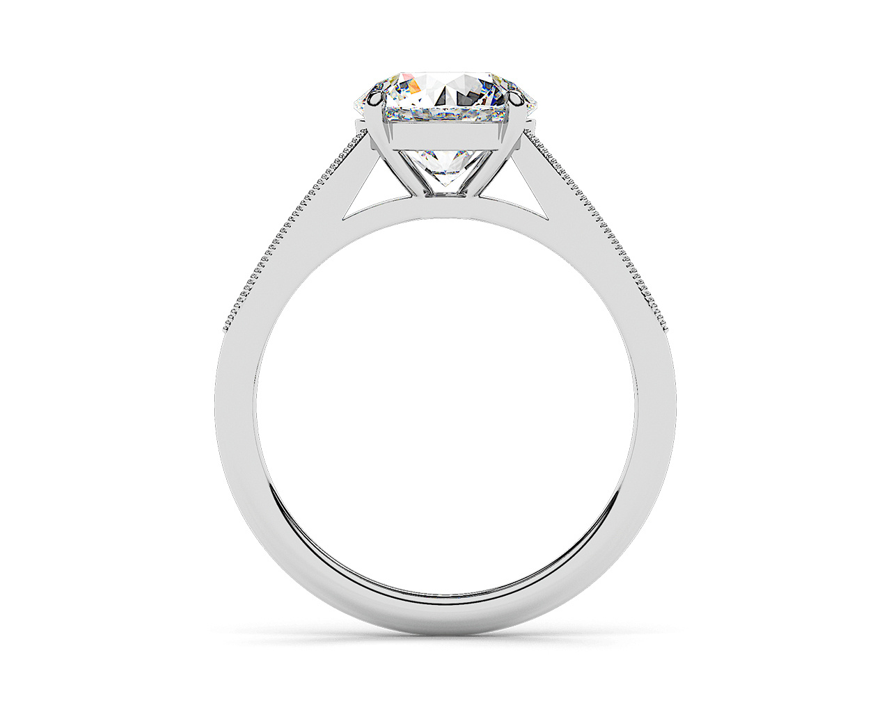 The Arya Graduated Pave Ring