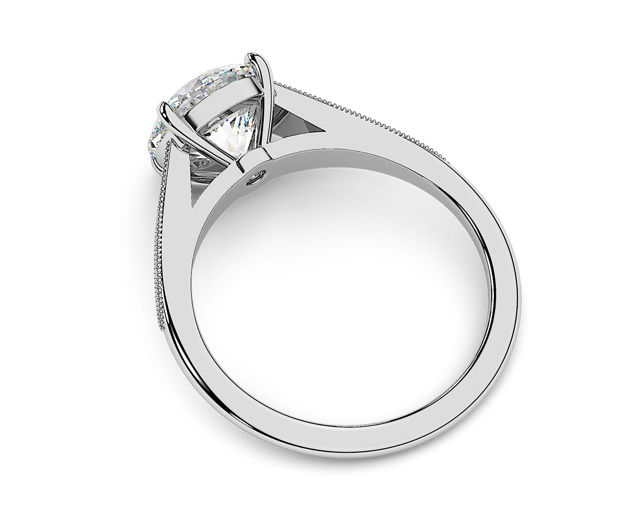 The Arya Graduated Pave Ring