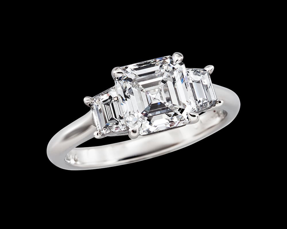 Asscher and Trapezoid Trilogy