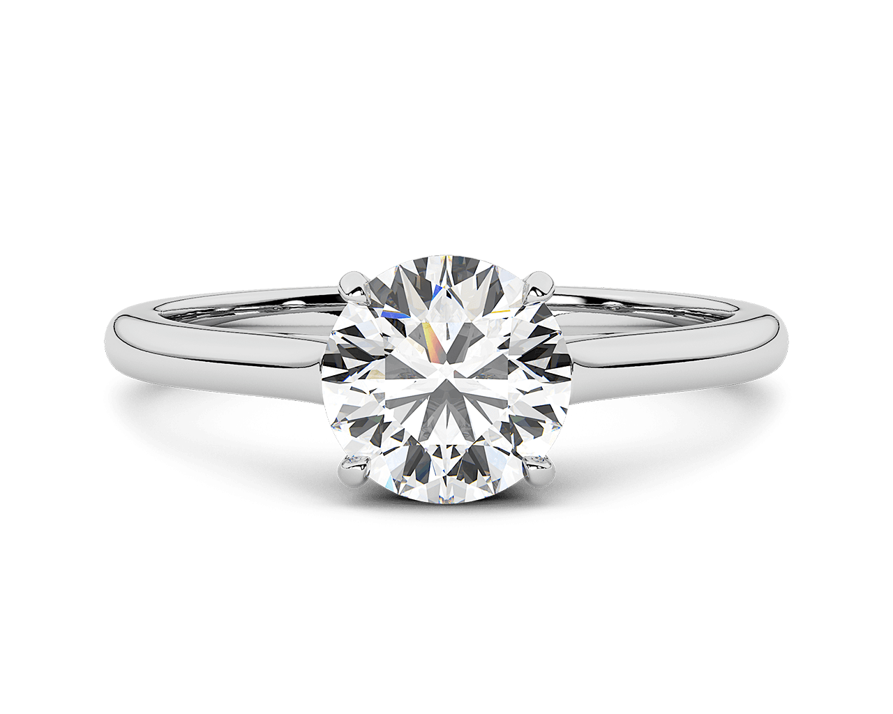 The Chloe Four Prong Solitaire