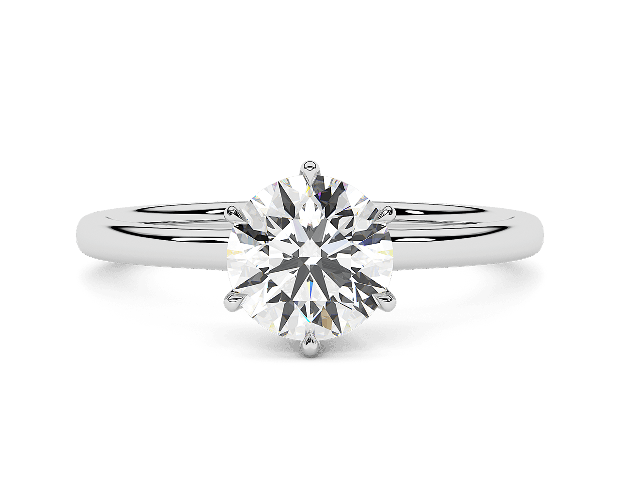 The Gabriella Six Prong Solitaire