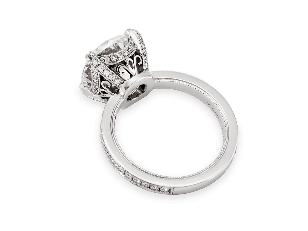 The Jocelyn with Scalloped Filigree Profile