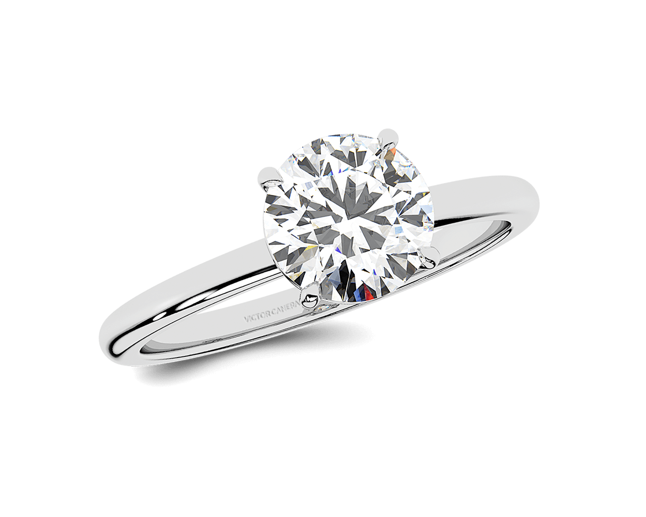 The Talitha Four Prong Solitaire Ring