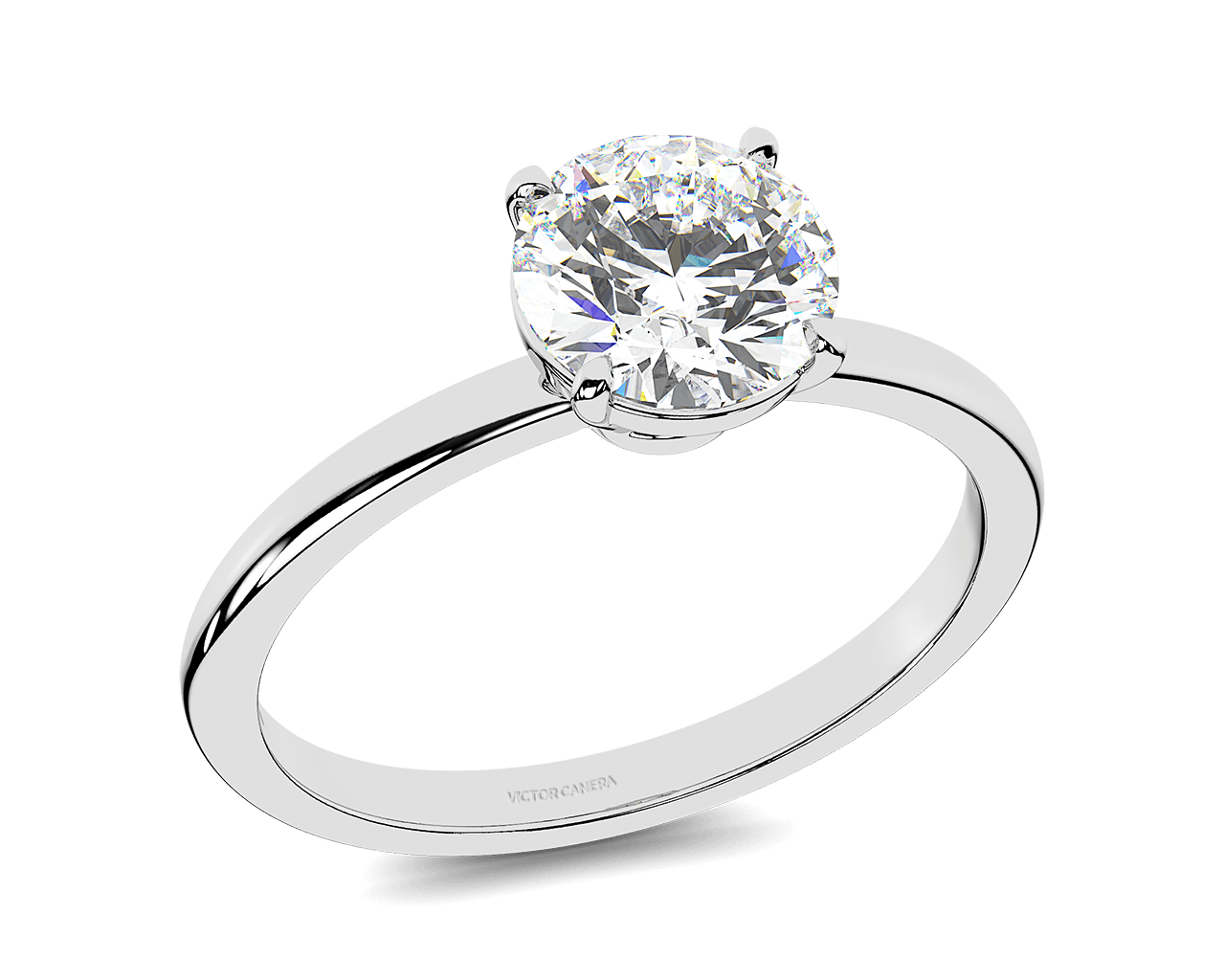 The Talitha Four Prong Solitaire Ring