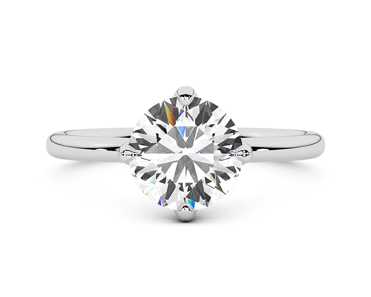 The Giselle Four Prong Solitaire